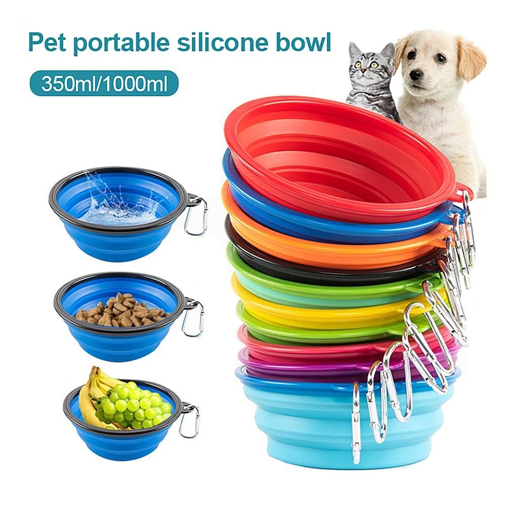 Foldable Silicone Pet Feed Bowl